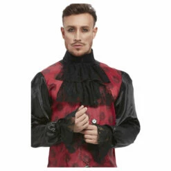 Smiffys Black Cravat And Cuff Set