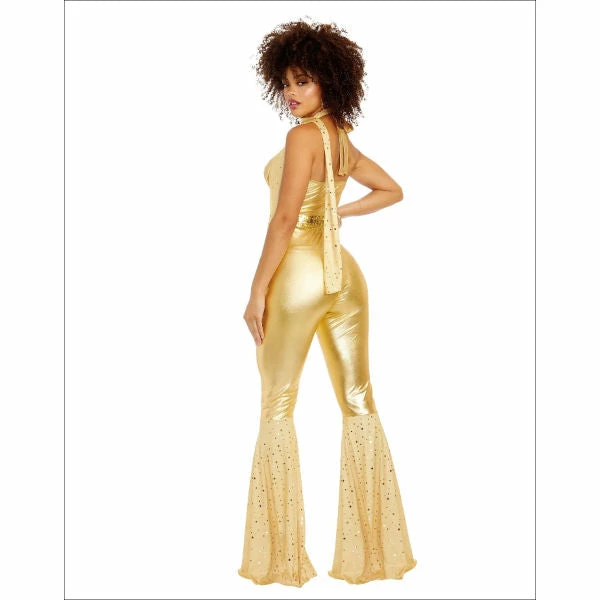 Dreamgirl Disco Fox Gold Jumpsuit 4 Dreamgirl Disco Fox Gold Jumpsuit - Image 2