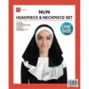 Nun Headpiece & Collar Set -Smiffys Shop 16119 nun headpiece collar set