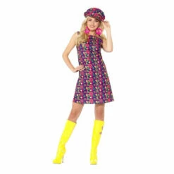 Smiffys 1960s Psychedelic CND Costume