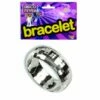 1970's Disco Metallic Silver Bracelet 2 1970's Disco Metallic Silver Bracelet -Smiffys Shop 1970s disco melallic silver bracelet 62932 costume shop brisbane cr