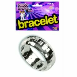1970's Disco Metallic Silver Bracelet