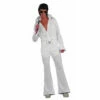 1970s Vegas Superstar White Jumpsuit -Smiffys Shop 1970s vegas superstar white jumpsuit cr