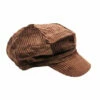 Poor Boy Corduroy Cap - Dark Brown -Smiffys Shop 21283 03 poor boy cap dark brown corduroy