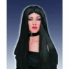 Long Black Wig No Fringe -Smiffys Shop 24029 long black wig cr
