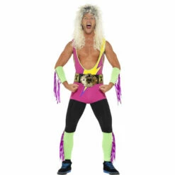 Smiffys Retro Wrestler Costume
