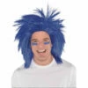 AMSCAN Crazy Blue Wig - Adult & Child -Smiffys Shop 395943 crazy blue wig adult child