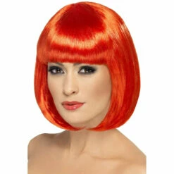Smiffys Red Short Bob Partyrama Wig