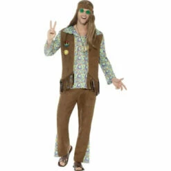 Smiffys Mens 60s Hippie Costume