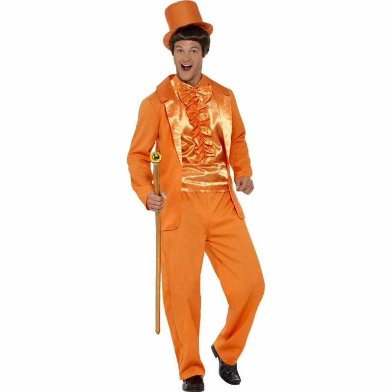 Smiffys 90s Orange Tuxedo Costume 3 Smiffys 90s Orange Tuxedo Costume