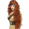 Smiffys Medieval Warrior Queen Wig-Auburn -Smiffys Shop 43660 medieval warrior queen wig auburn
