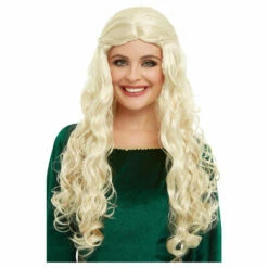 Smiffys Medieval Dragon Goddess Blonde Wig