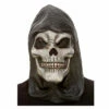 Smiffys Grim Reaper Hooded Skeleton Latex Mask -Smiffys Shop 52033 Grim Reaper Hooded Skeleton Latex Mask cr