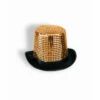 Gold Sequin Top Hat -Smiffys Shop 59357 top hat gold sequin cr