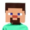Disguise Minecraft Steve Half Mask - Child -Smiffys Shop 65680 steve half mask child