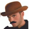 Light Brown Bowler Hat 1 Light Brown Bowler Hat -Smiffys Shop 65831 steampunk derby bowler hat 2 cr