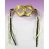 Gold Masquerade Mask -Smiffys Shop 65876 gold masquerade mask cr