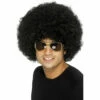 Smiffys Black 70's Funky Afro Wig -Smiffys Shop 70 s Funky Afro Wig cropped