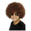 Smiffys 70's Funky Brown Afro Wig -Smiffys Shop 70s Funky Afro Brown cropped
