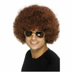 Smiffys 70's Funky Brown Afro Wig