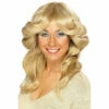 Smiffys Blonde Flick Wig -Smiffys Shop 70s flick wig cropped