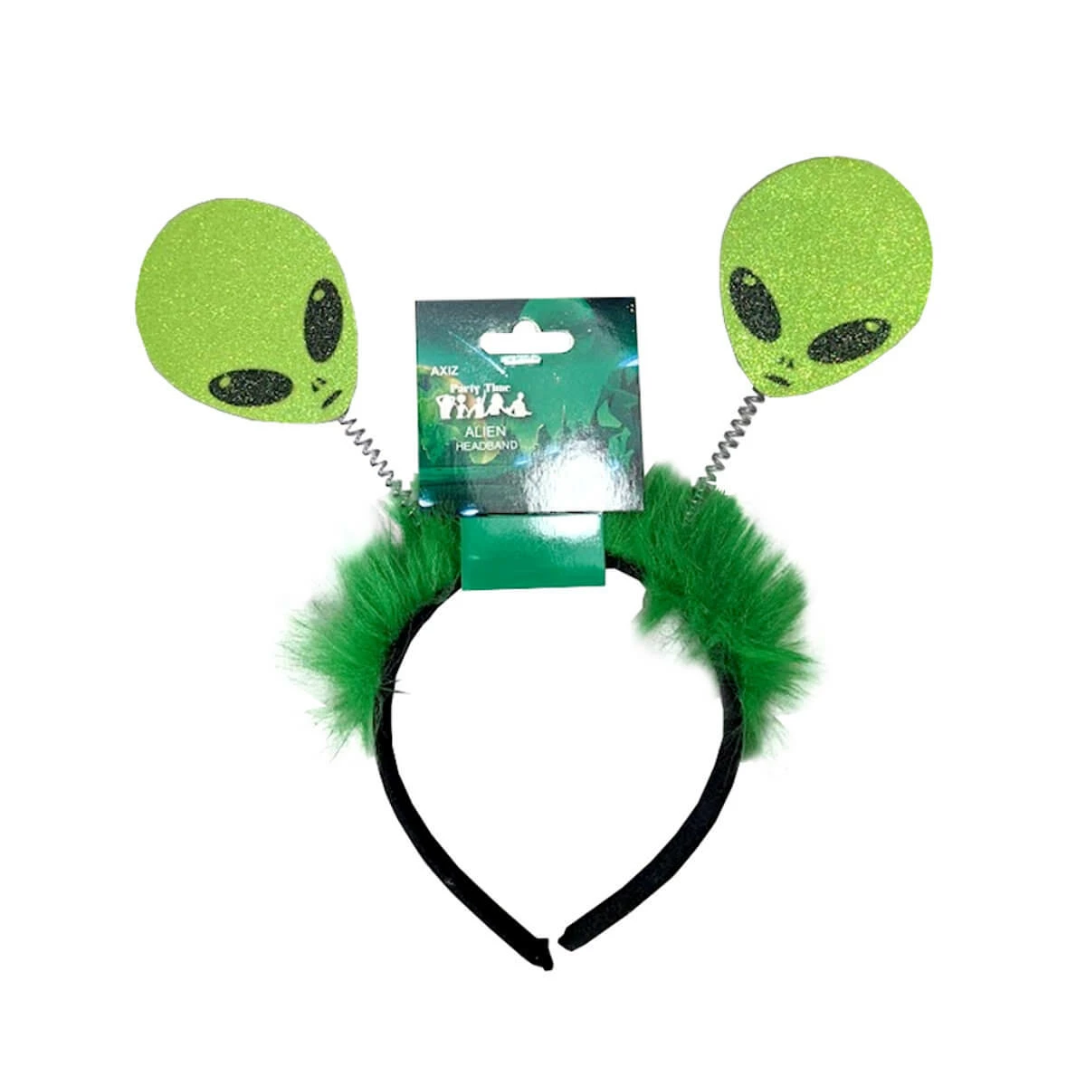 Alien Green Glitter Headband 3 Alien Green Glitter Headband