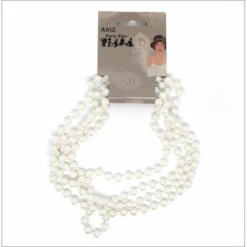 Long Strand White Pearls