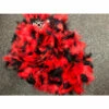 Deluxe Red And Black Feather Boa -Smiffys Shop 76105 red black deluxe feather boa cr