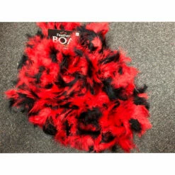 Deluxe Red And Black Feather Boa
