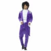 Smiffys 80's Purple Musician Costume -Smiffys Shop 80s purple magician crop
