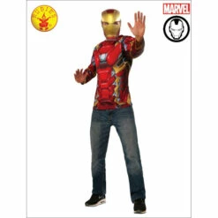 Iron Man Adult Costume Top & Mask