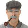 AMSCAN Facial Hair Set Old Man-Grey -Smiffys Shop 840999.56 facial hair set old man grey