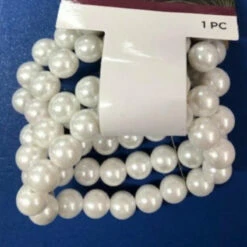 AMSCAN Wide Pearl Bracelet
