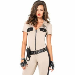 LEG AVENUE 4PC Deputy Patdown Police Costume