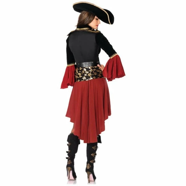Cruel Seas Captain Pirate Costume - Leg Avenue 4 Cruel Seas Captain Pirate Costume - Leg Avenue - Image 2