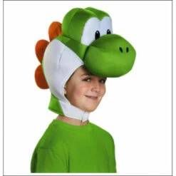 Disguise Yoshi Headpiece From Super Mario - Child