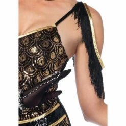 Speakeasy Sweetie Sequin Flapper - Leg Avenue -Smiffys Shop 85545 speakeasy sweetie leg avenue close shoulder cr