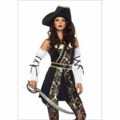 LEG AVENUE Black Sea Buccaneer Ladies Costume