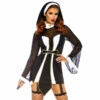 Ladies Twisted Sister Leg Avenue Costume -Smiffys Shop 86736 twisted sister nun cr