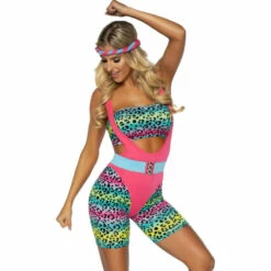 LEG AVENUE 80s Cardio Cutie Ladies Costume -Smiffys Shop 86888 80s cardio cutie ladies costume 2