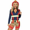 Hot Zone Honey Ladies Leg Avenue Costume -Smiffys Shop 86921 hot zone honey ladies leg avenue front cr