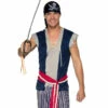 LEG AVENUE Men's Plank Walking Pirate Costume -Smiffys Shop 86940 mens plank walking pirate costume