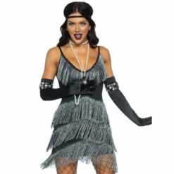 LEG AVENUE Dazzling Flapper 1920s Costume -Smiffys Shop 86980 dazzling flapper 1920s costume 2