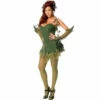 Poison Ivy Secret Wishes Costume-Adult -Smiffys Shop 889103 poison ivy secret wishes costume