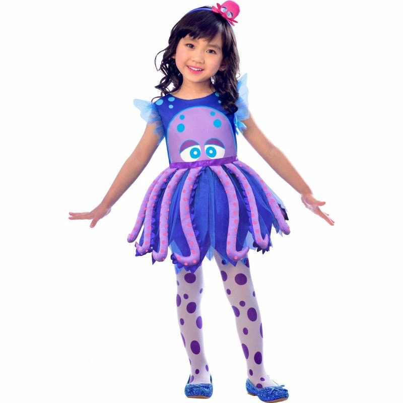 AMSCAN Girls Octopus Costume 3 AMSCAN Girls Octopus Costume
