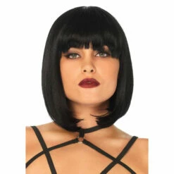 LEG AVENUE 14" Short Natural Black Bob Wig