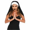 LEG AVENUE Nun Habit Costume Headband -Smiffys Shop A2815 nun habit costume headband
