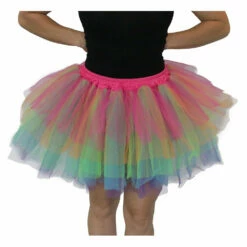 Rainbow Tulle Tutu - Adults