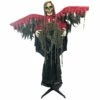 Animated Reaper With Wings 160 Cm Halloween Prop -Smiffys Shop AnimatedReaperwithWings160cmHalloweenProp.cr