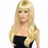 Smiffys Blonde Long Straight Babelicious Wig -Smiffys Shop Babelicious Wig Blonde cropped
